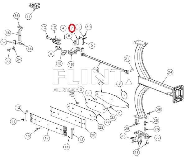 Sõrm 22x103mm KK067057R Kverneland