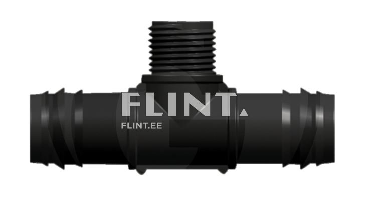 T-liitmik 3/4" väliskeere x 20x20mm