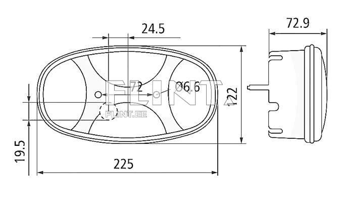 Tagatuli Hella CARGOLUNA vasak