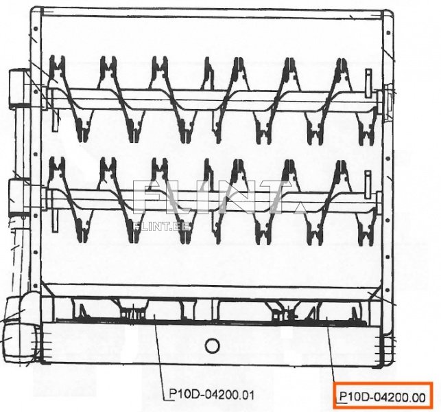 Taldriku ketas P10D-04200.00 parem (PTU-17)