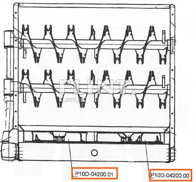 Taldrikute komplekt P10D-04200.00+P10D-04200.01 (PTU-17)