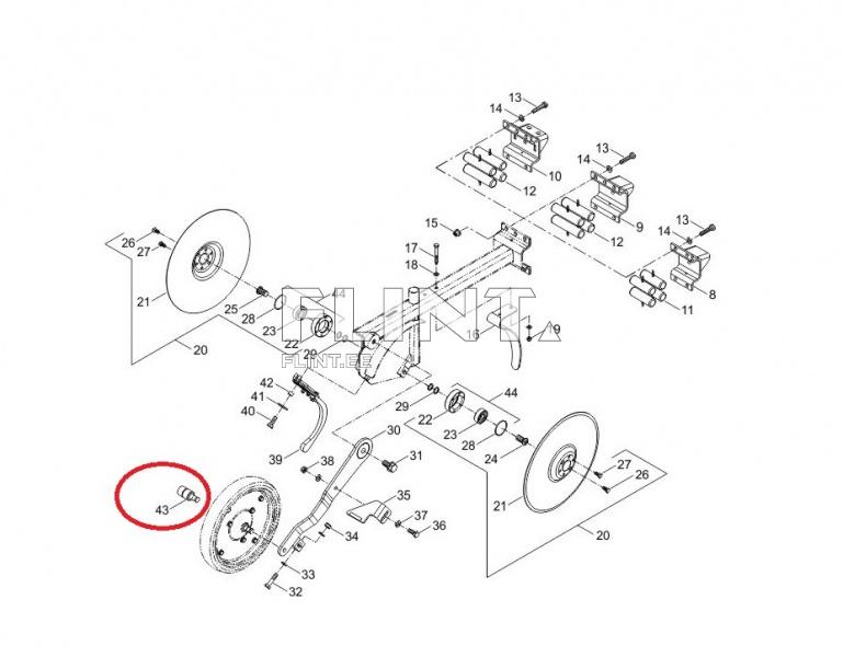 Telg laagriga 00310131 orig. Horsch