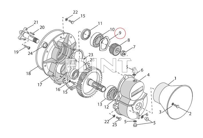 Tihend Jurop Ø 100mm 4026300025