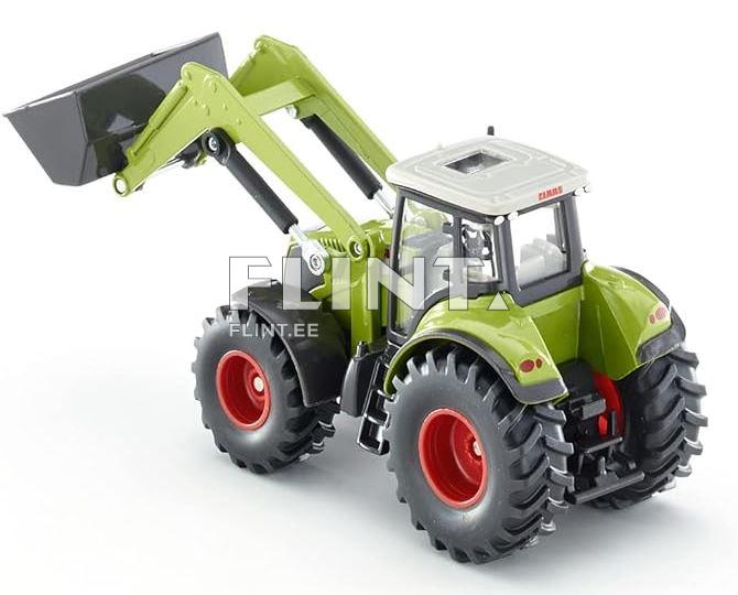 Traktor Claas Axion 850 laaduriga SIKU 1:50 (163x57x76mm)
