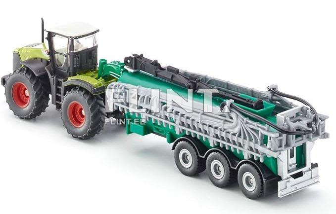 Traktor Claas Xerion lägalaoturiga SIKU 1:87 (211x41x46mm)