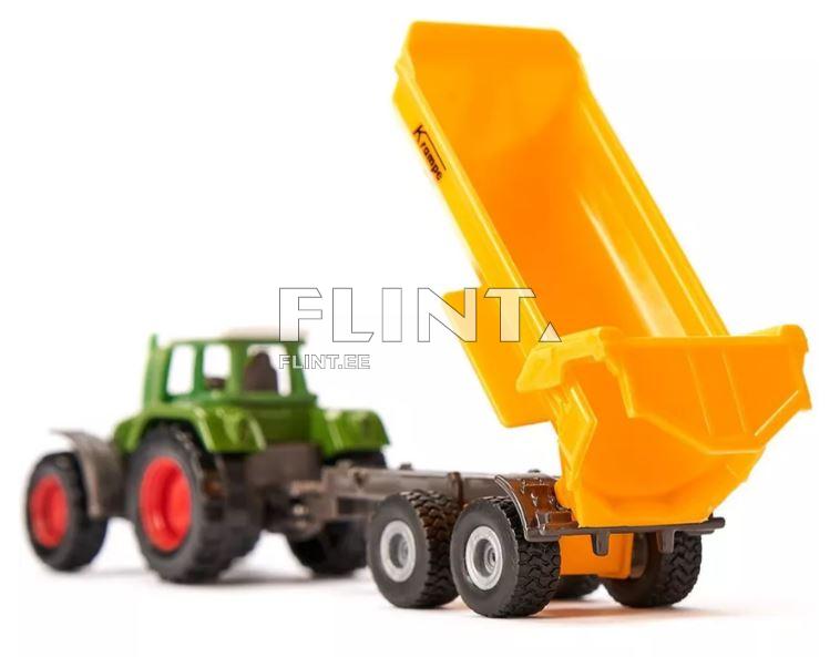 Traktor Fendt Krampe haagisega SIKU 1:87 (160x38x42mm)