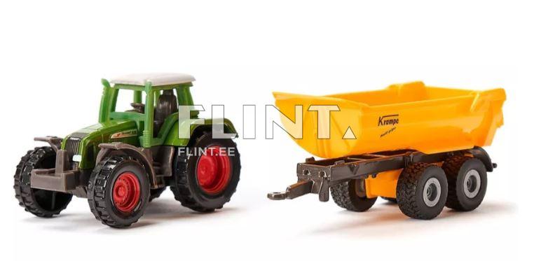 Traktor Fendt Krampe haagisega SIKU 1:87 (160x38x42mm)