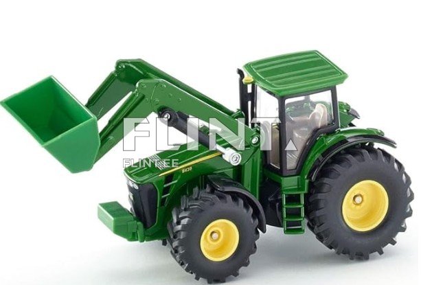 Traktor John Deere 8430 laaduriga SIKU 1:50 (158x57x69mm)