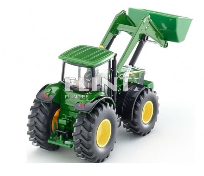 Traktor John Deere 8430 laaduriga SIKU 1:50 (158x57x69mm)