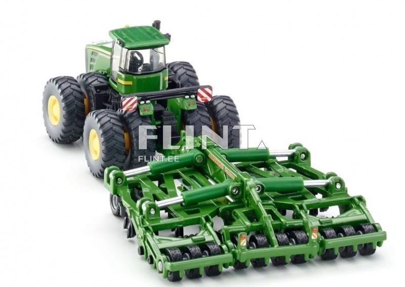 Traktor John Deere 9630 Amazone Centaur äkkega SIKU 1:87 (177x86x43mm)