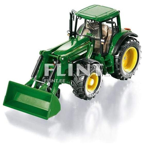 Traktor John Deere laaduriga SIKU 1:32 (243x80x96mm)