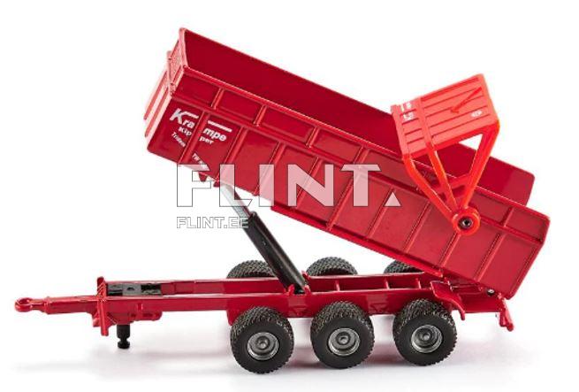 Traktor Massey Ferguson haagisega SIKU 1:87 (184x32x44mm)