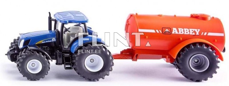 Traktor New Holland paagiga SIKU 1:50 (228x57x67mm)