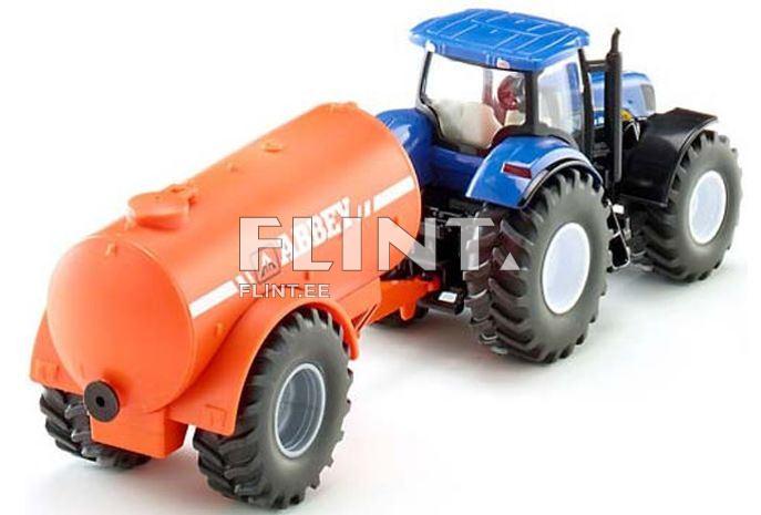 Traktor New Holland paagiga SIKU 1:50 (228x57x67mm)