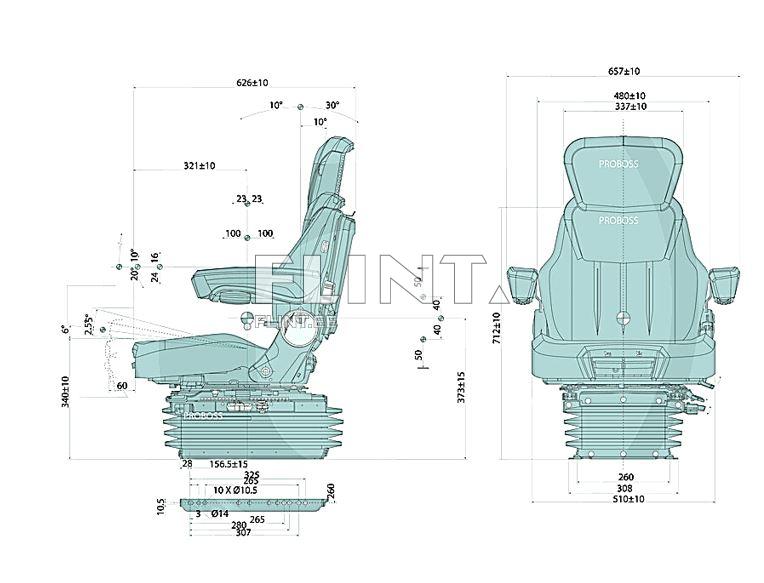Traktori iste Proboss AS3510 (õhkvedrustusega)
