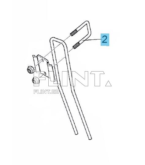 U-klamber M12 (72x62xH84mm)  3017787 (piile) Lemken Rubin