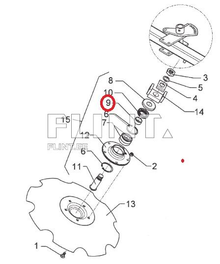 Puks D45/35x19,5 (3235006) Lemken Rubin