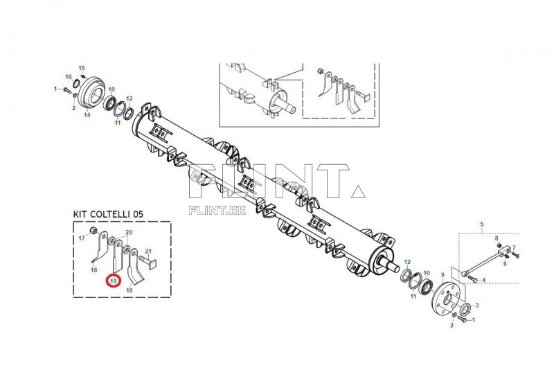 Vahetera sirge 210x60x10; ava 25,5mm
