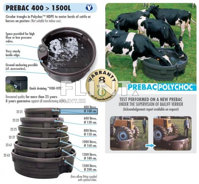 Jootmisvann La-Buvette Prebac 1000l