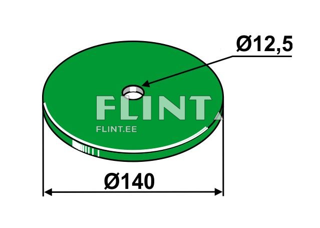 Vedruleht (140mm) KK057067 (Nr.4) Kverneland 
