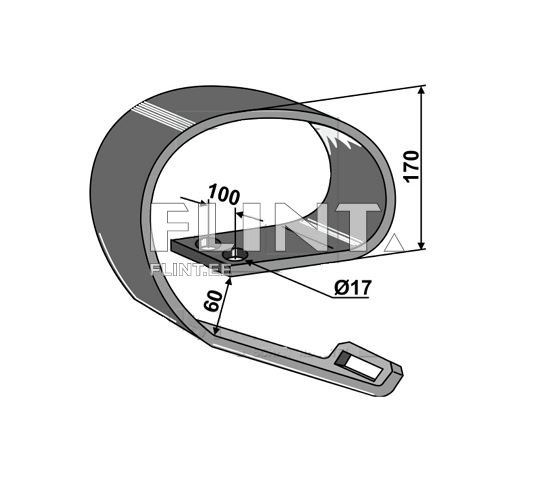 Vedrupii Kongskilde Vibroflex 150x10mm