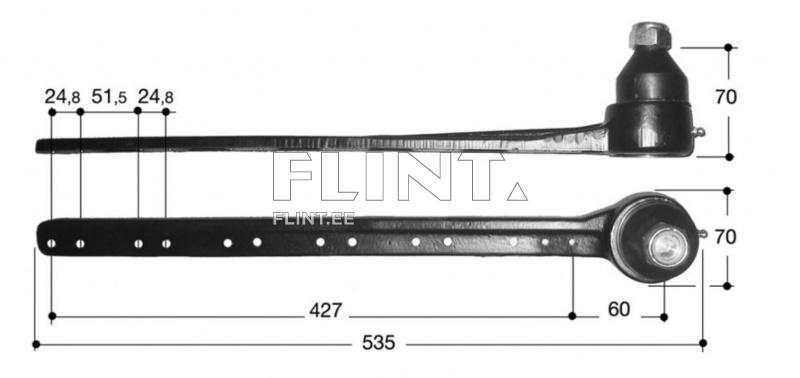 Vikati kand Claas 3,9-9,0M 7/15 (6264111; 670406.1)