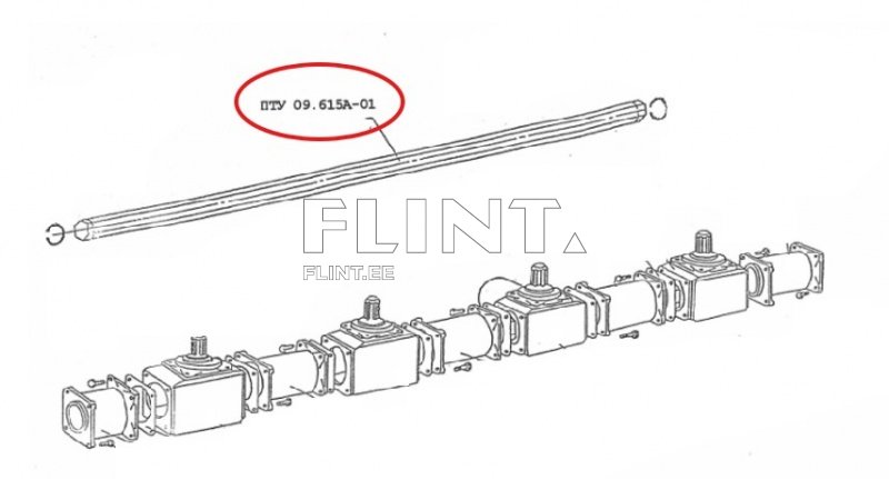 Võll PTU 09.615-01 (10t)