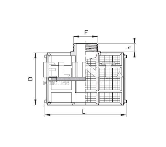 Sõel ARAG 3043 (2" väliskeere)