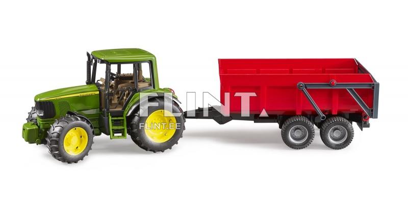 Traktor John Deere 6920 (67x16,5x17,7cm) + haagis Bruder
