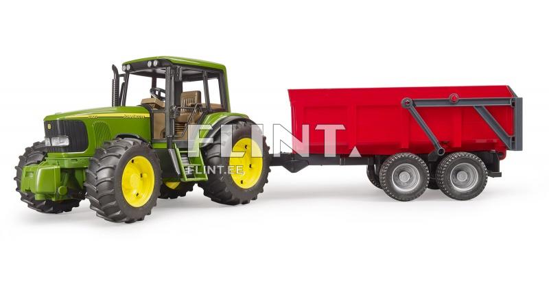 Traktor John Deere 6920 (67x16,5x17,7cm) + haagis Bruder