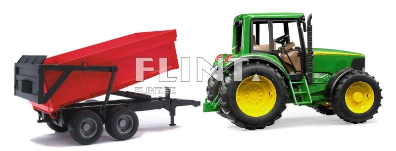 Traktor John Deere 6920 (67x16,5x17,7cm) + haagis Bruder