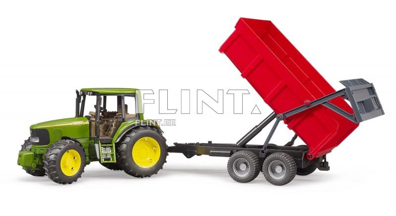 Traktor John Deere 6920 (67x16,5x17,7cm) + haagis Bruder