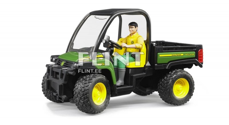 UTV John Deere Gator XUV 855D + juht (22,6x11,3x14cm) Bruder