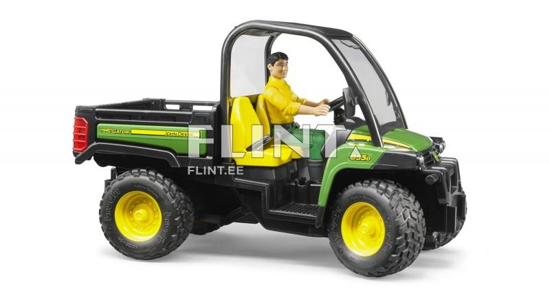 UTV John Deere Gator XUV 855D + juht (22,6x11,3x14cm) Bruder