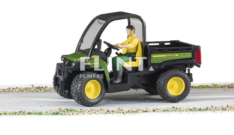 UTV John Deere Gator XUV 855D + juht (22,6x11,3x14cm) Bruder