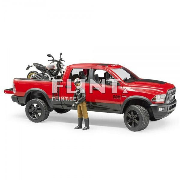 Dodge RAM 2500 (40x17x15cm) + mootorratas Scrambler Ducati Bruder