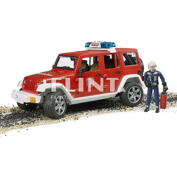 Tuletõrje auto Jeep Wrangler (32,8x14,4x16,2cm) Bruder