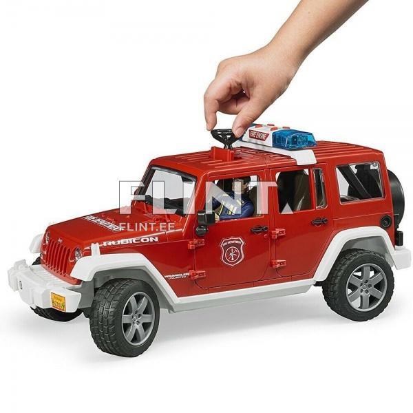Tuletõrje auto Jeep Wrangler (32,8x14,4x16,2cm) Bruder