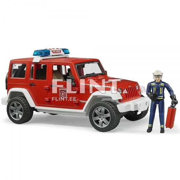 Tuletõrje auto Jeep Wrangler (32,8x14,4x16,2cm) Bruder