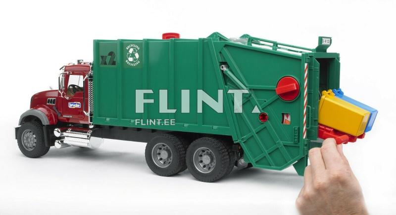 Prügiveo auto MACK Granite (69,7x18,5x26,5cm) Bruder