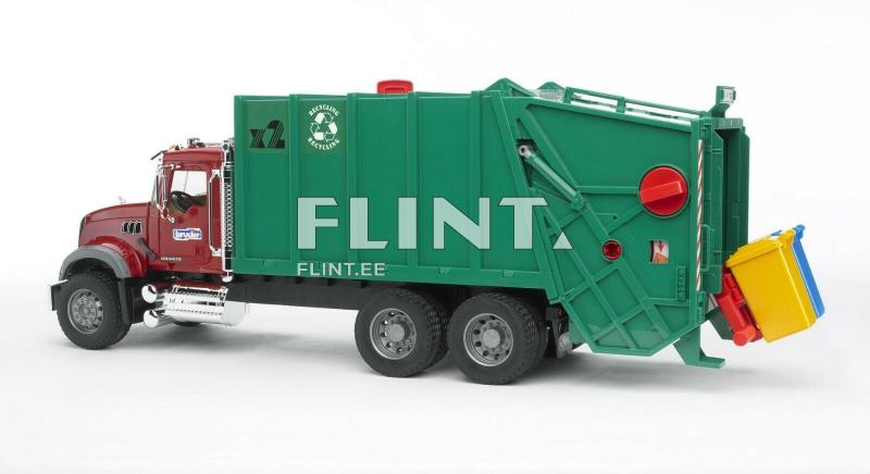 Prügiveo auto MACK Granite (69,7x18,5x26,5cm) Bruder