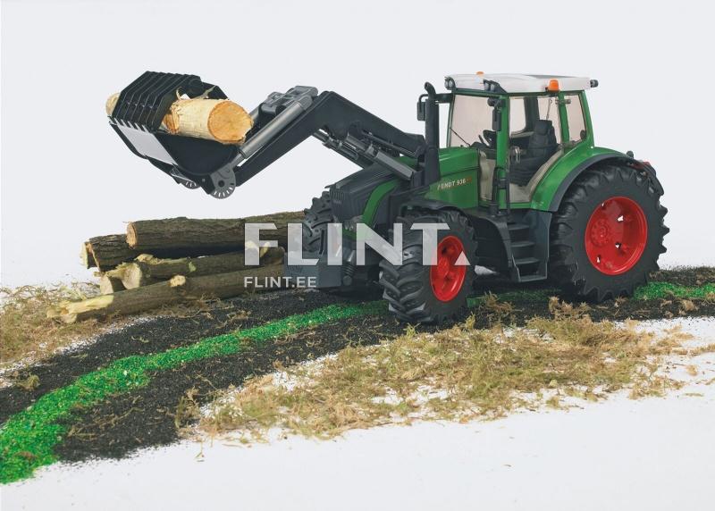Traktor Fendt 936 Vario (44,5x17,5x20) + laadur Bruder