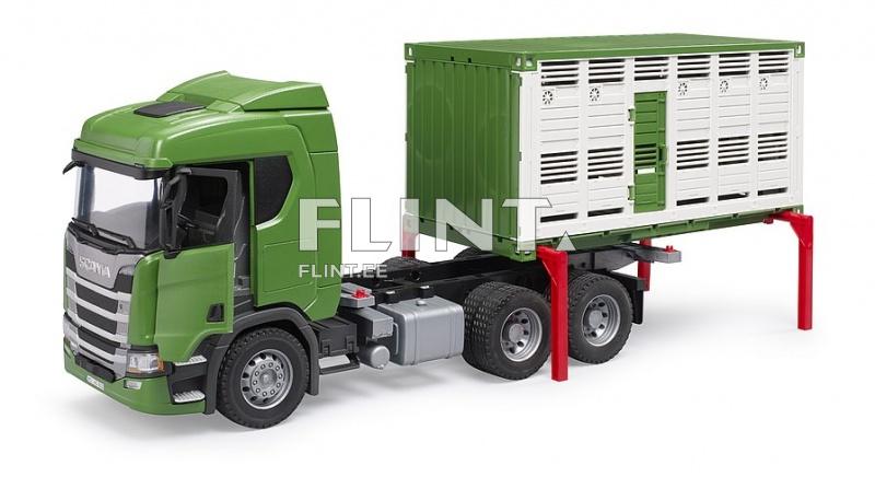 Loomaveo auto Scania Super 560R (53,5x18,5x26,5cm) Bruder