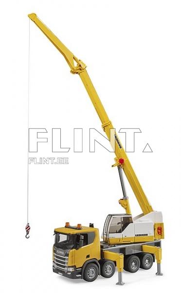 Kraana Scania Super 560R (62x18,5x27cm) Bruder