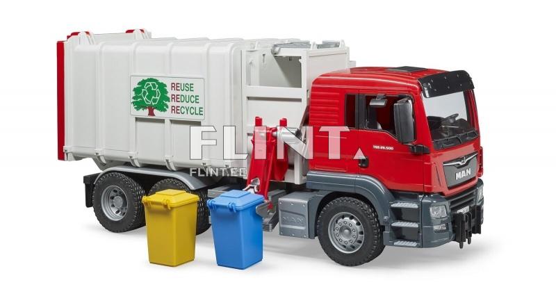 Prügiveo auto MAN TGS (54x19x25,7m) Bruder