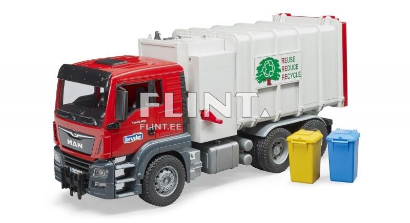 Prügiveo auto MAN TGS (54x19x25,7m) Bruder