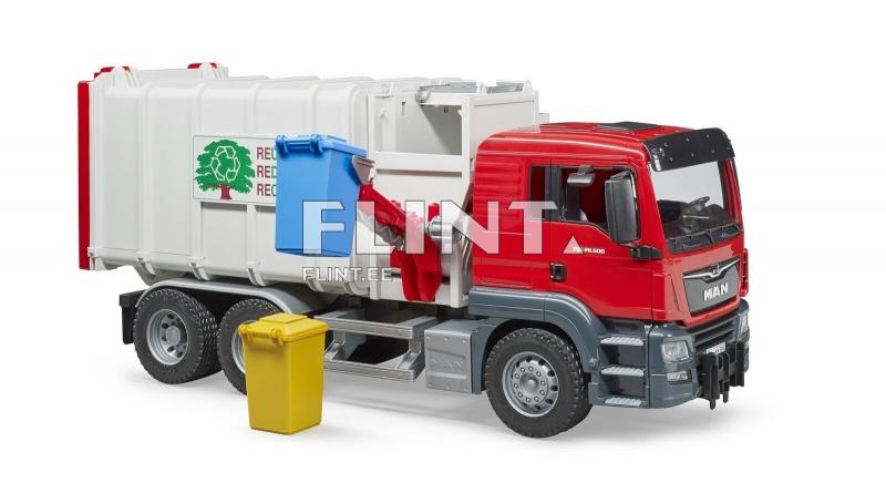 Prügiveo auto MAN TGS (54x19x25,7m) Bruder