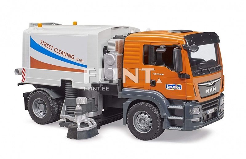 Tänavapuhastus auto MAN TGS (47x19x23cm) Bruder