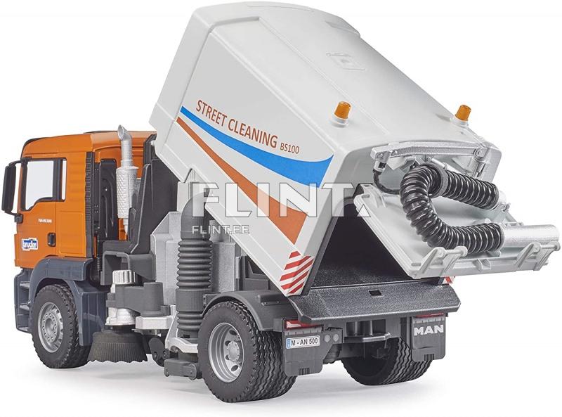 Tänavapuhastus auto MAN TGS (47x19x23cm) Bruder