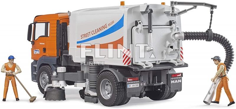 Tänavapuhastus auto MAN TGS (47x19x23cm) Bruder